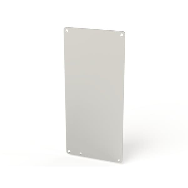 12.88 in H, 0.08 in D, 5.88 in W, Aluminum